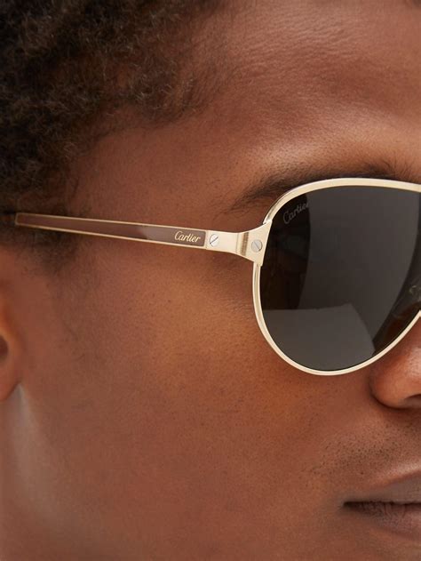 cartier aviators|cartier men's sunglasses authentic.